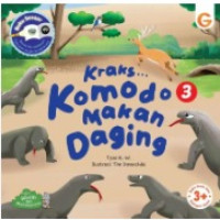 Kraks... Komodo Makan Daging